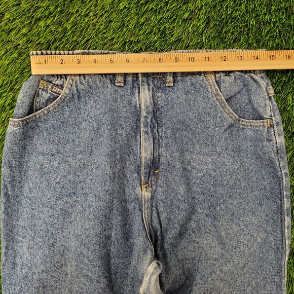 Vintage LEE High-Rise Mom Jeans Womens 4/5 28x28 Blue - Picture 14 of 16